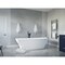 Anzzi Crema 5.9 ft. Solid Surface Freestanding Bathtub in Matte White FT-AZ509 - alternate 7
